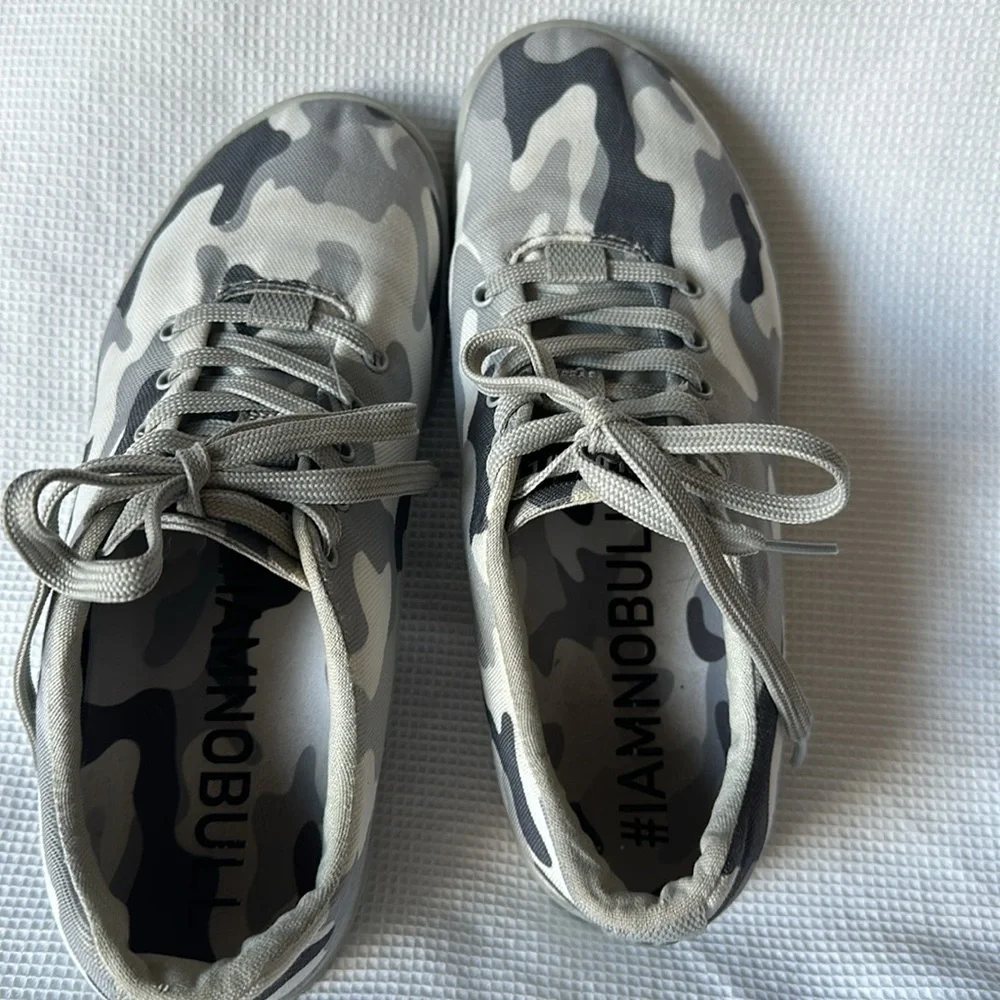 Nobull Arctic Grey Camo Canvas Women's 7.5 Men’s 4 Trainers Shoes